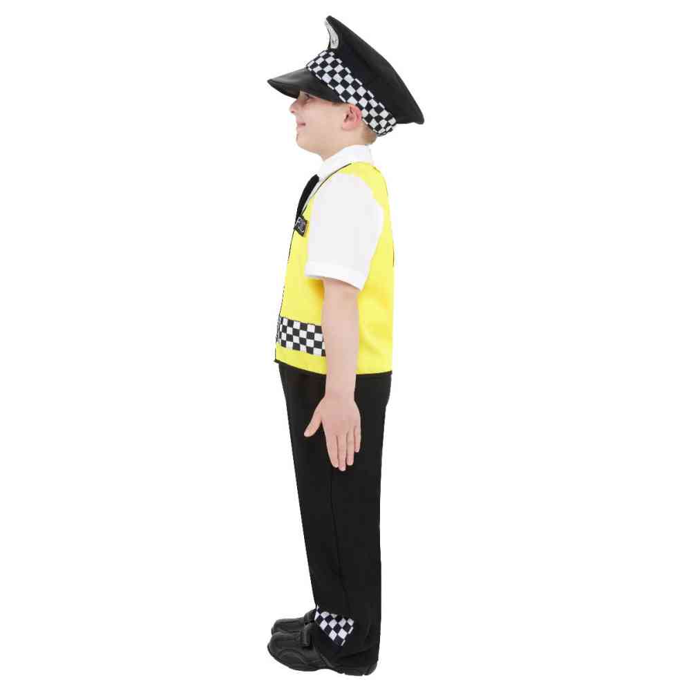 Smiffys - Police Kinderkostüm - Schwarz